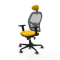 Miniatyrbilde 2 av 7: Kontorstol med nakkestøtte Piqueras y Crespo 2D036G1 Gul