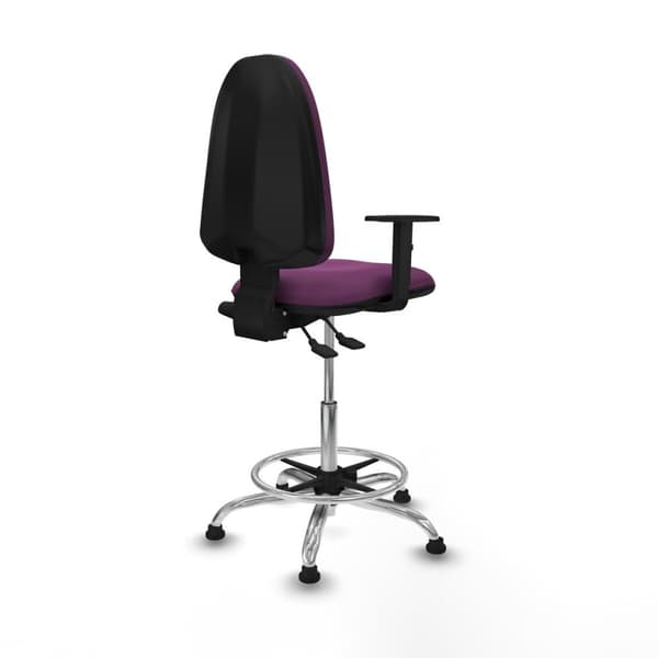 Kontorsstol Piqueras y Crespo B1D05RT Purpur Hög