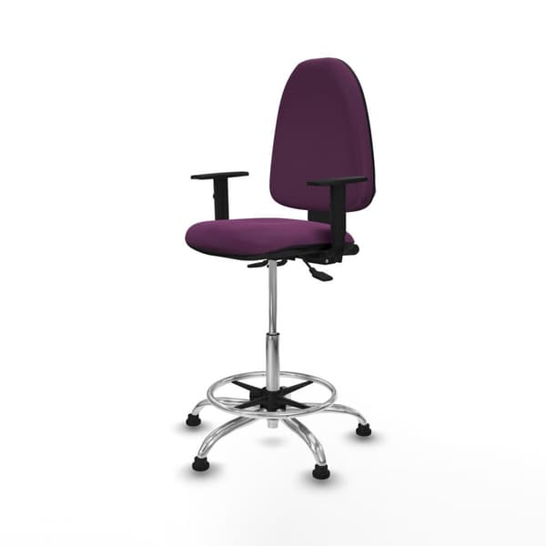 Kontorsstol Piqueras y Crespo B1D05RT Purpur Hög