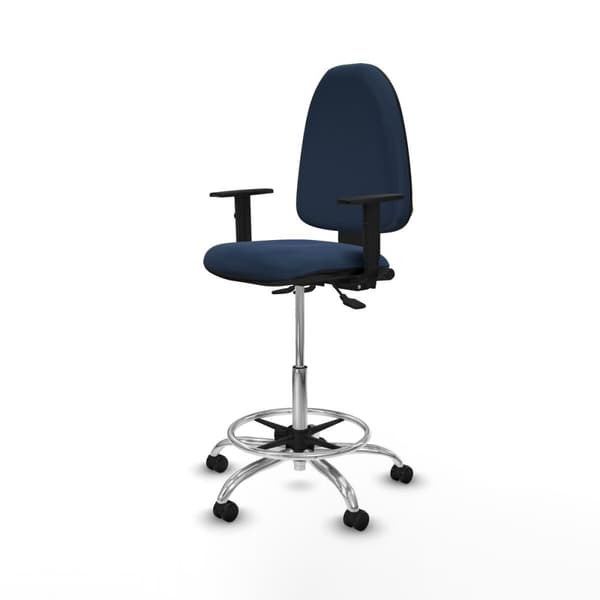 Kontorstol Piqueras y Crespo B1D05RF Marineblå Høj
