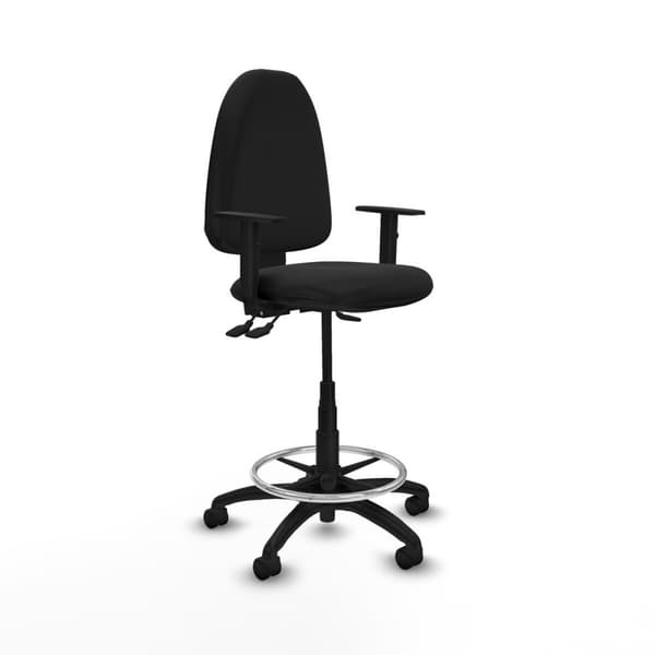 Kontorstol Piqueras y Crespo B1D01RN Sort Høj