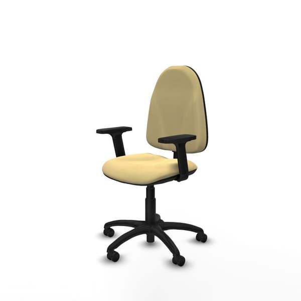 Kontorstol Piqueras y Crespo B2D01RF Flødefarvet