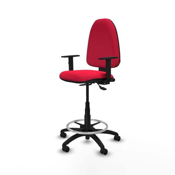 Kontorstol Piqueras y Crespo B1D01RF Rød Høj