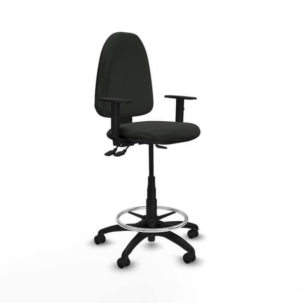 Kontorstol Piqueras y Crespo B1D01RP Svart Høy