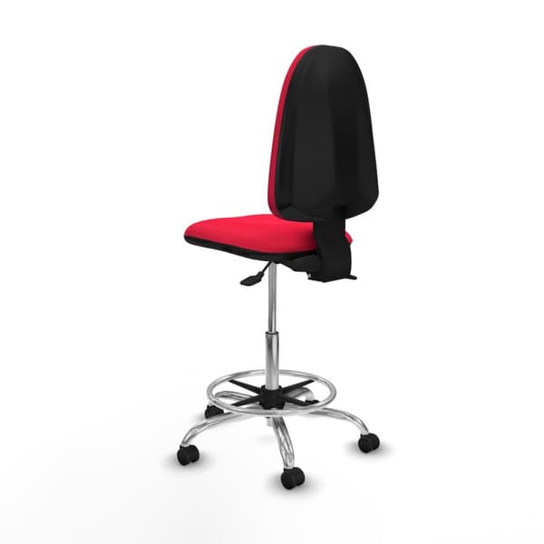 Kontorsstol Piqueras y Crespo B0005RP Röd Hög