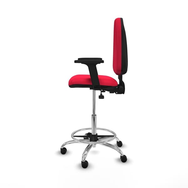 Kontorstol Piqueras y Crespo B2D05RP Rød Høj