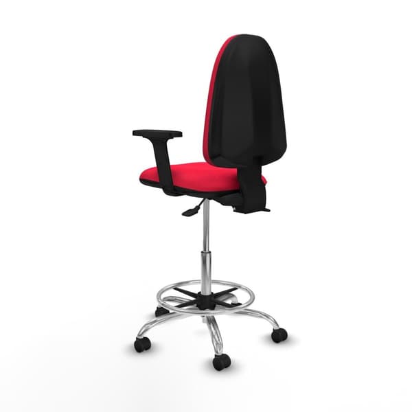 Kontorstol Piqueras y Crespo B2D05RP Rød Høj