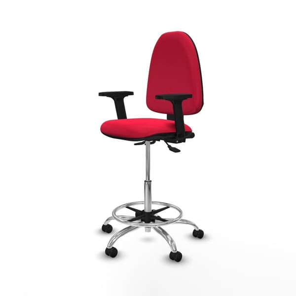 Kontorstol Piqueras y Crespo B2D05RP Rød Høj