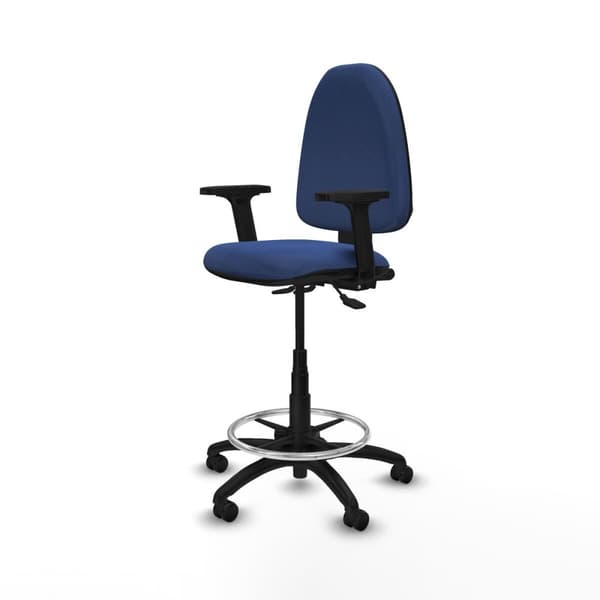 Kontorstol Piqueras y Crespo B2D01RF Marineblå Høj