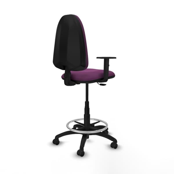Kontorsstol Piqueras y Crespo B1D01RP Purpur Hög
