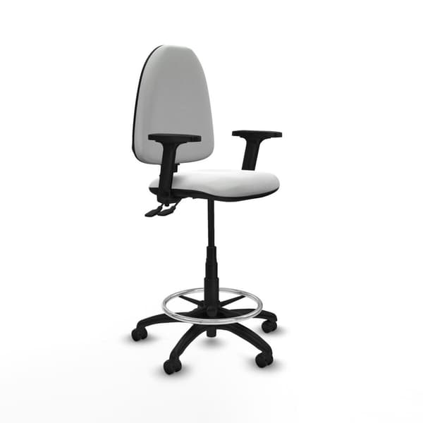 Kontorsstol Piqueras y Crespo B2D01RP Vit Hög