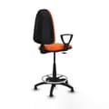 Miniatyrbild 6 av 7: Kontorsstol Piqueras y Crespo BFN01RT Orange Hög