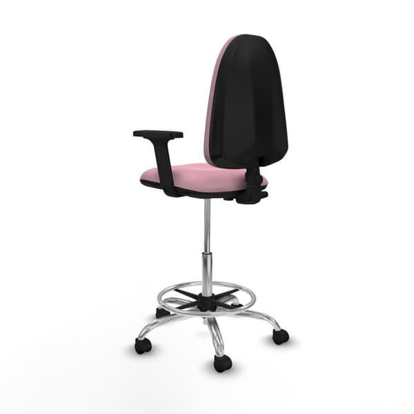 Kontorsstol Piqueras y Crespo B2D05RN Rosa Hög