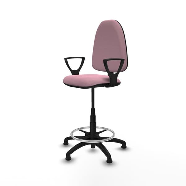 Kontorsstol Piqueras y Crespo BFN01RT Rosa Hög