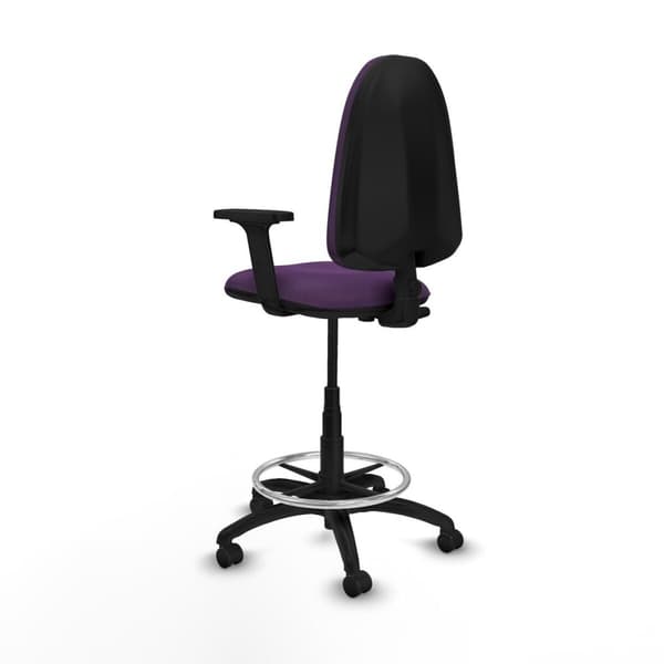 Kontorsstol Piqueras y Crespo B2D01RF Purpur Hög
