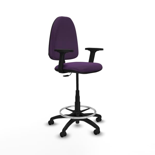 Kontorsstol Piqueras y Crespo B2D01RF Purpur Hög