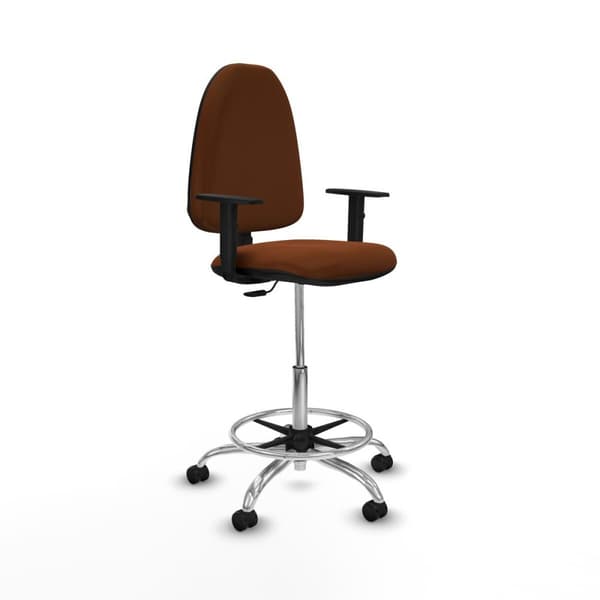 Kontorstol Piqueras y Crespo B1D05RP Brun Høj