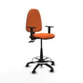 Miniatyrbillede 1 af 7: Kontorstol Piqueras y Crespo B1D01RF Orange Høj