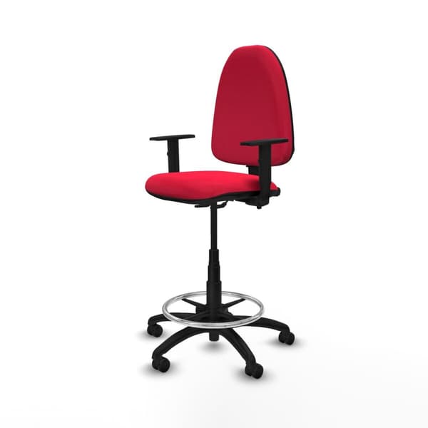 Kontorstol Piqueras y Crespo B1D01RF Rød Høj