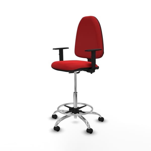 Kontorstol Piqueras y Crespo B1D05RF Rød Høj