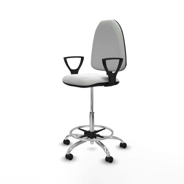 Kontorstol Piqueras y Crespo BFN05RF Hvid Høj