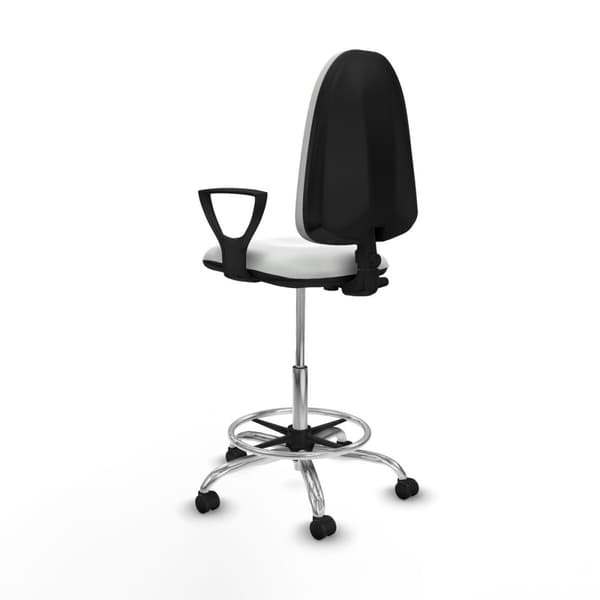 Kontorstol Piqueras y Crespo BFN05RF Hvid Høj