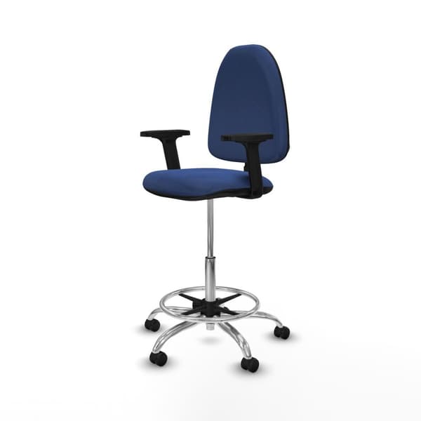 Kontorstol Piqueras y Crespo B2D05RF Marineblå Høj