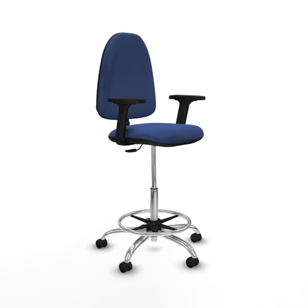 Kontorstol Piqueras y Crespo B2D05RF Marineblå Høj