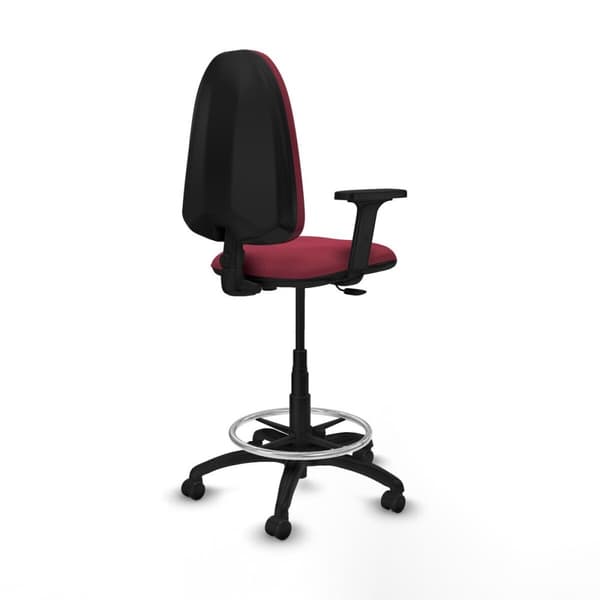 Kontorstol Piqueras y Crespo B2D01RP Rødbrun Høj