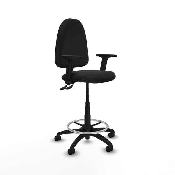 Kontorsstol Piqueras y Crespo B2D01RN Svart Hög