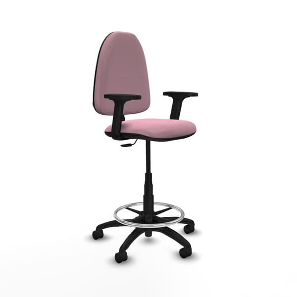 Kontorsstol Piqueras y Crespo B2D01RN Rosa Hög
