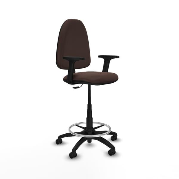 Kontorsstol Piqueras y Crespo B2D01RF Mörkbrun Hög