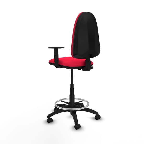 Kontorstol Piqueras y Crespo B1D01RF Rød Høj