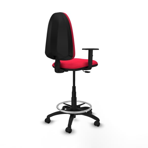 Kontorstol Piqueras y Crespo B1D01RF Rød Høj