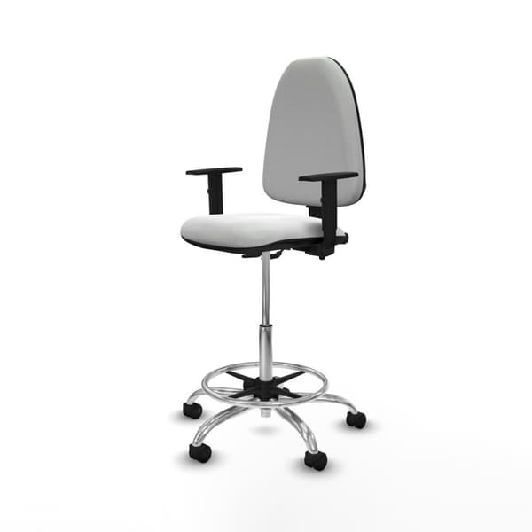 Kontorstol Piqueras y Crespo B1D05RN Hvid Høj