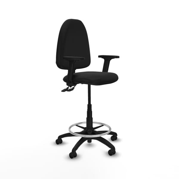 Kontorstol Piqueras y Crespo B2D01RP Sort Høj