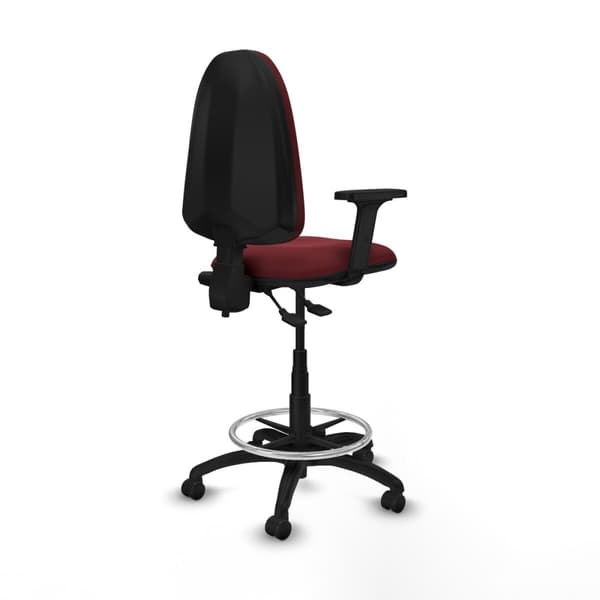 Kontorstol Piqueras y Crespo B2D01RF Rødbrun Høj