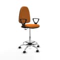 Miniatyrbillede 1 af 7: Kontorstol Piqueras y Crespo BFN05RP Orange Høj
