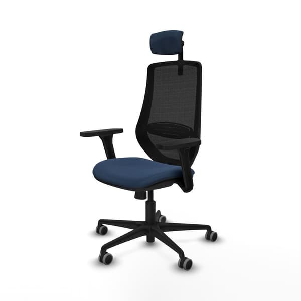 Kontorstol Piqueras y Crespo D036G2W Marineblå