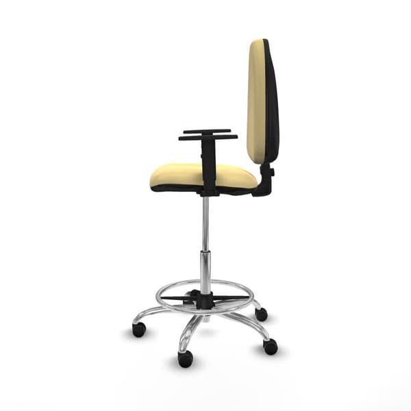 Kontorstol Piqueras y Crespo B1D05RF Krem Høy