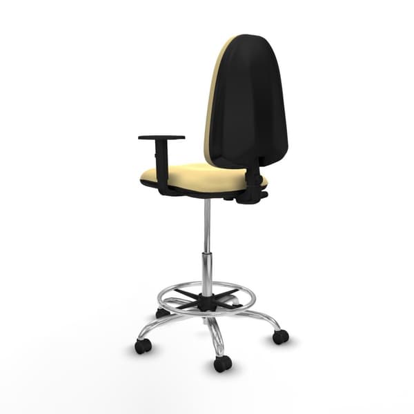 Kontorstol Piqueras y Crespo B1D05RF Krem Høy