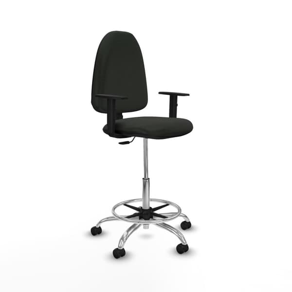 Kontorstol Piqueras y Crespo B1D05RF Svart Høy
