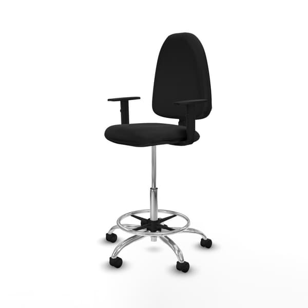 Kontorstol Piqueras y Crespo B1D05RN Svart Høy