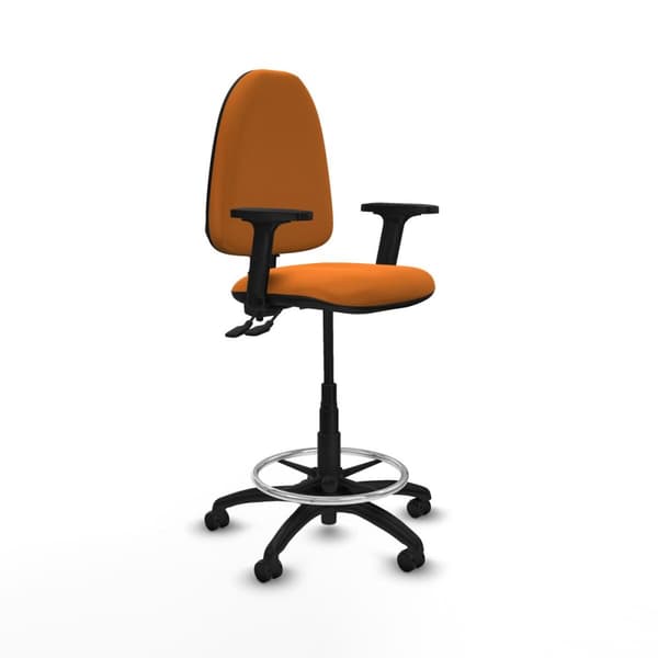 Kontorstol Piqueras y Crespo B2D01RP Oransje Høy