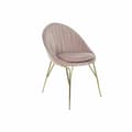 Miniatyrbild 1 av 4: Matsalsstol DKD Home Decor Rosa Gyllene 60 x 60 x 85 cm