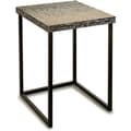 Miniatyrbillede 2 af 2: Sofabord Grå Metal Perlemor spånplade (47 x 62 x 47 cm)