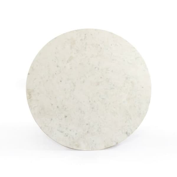 Matsalsbord DKD Home Decor Metall Marmor (110 x 110 x 76 cm)