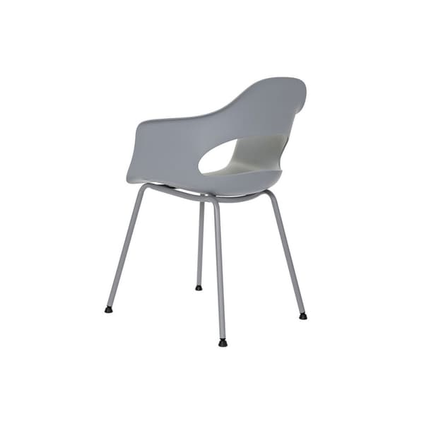 Stol DKD Home Decor Lysegrå 56 x 54 x 80 cm