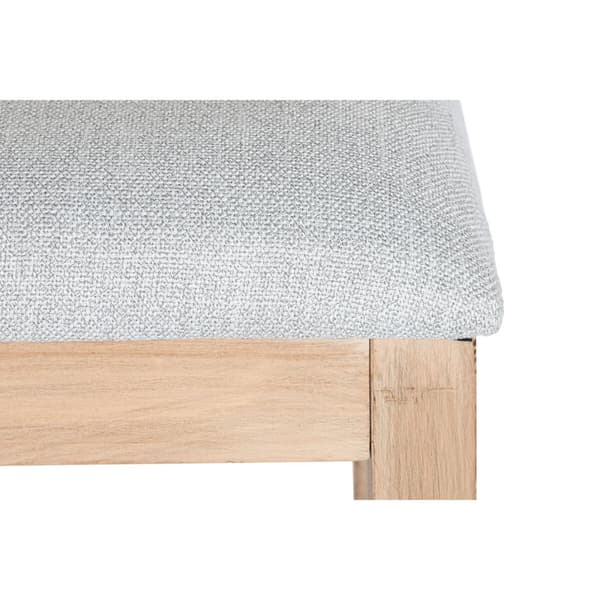 Spisebordsstol DKD Home Decor Gran Polyester Lysegrå (46 x 61 x 86 cm)