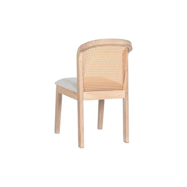 Spisebordsstol DKD Home Decor Gran Polyester Lysegrå (46 x 61 x 86 cm)